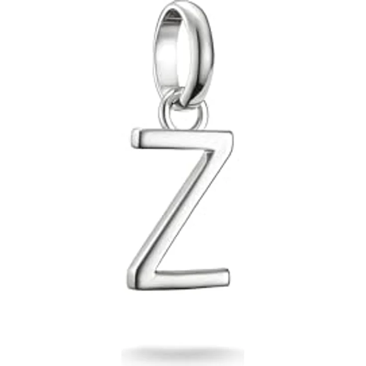 Thomas Sabo Charm Club Connect Charm-Anhänger Buchstabe Z, aus recyceltem 925 Silber mit filigraner Öse, vielseitig kombinierbar – Bild 1