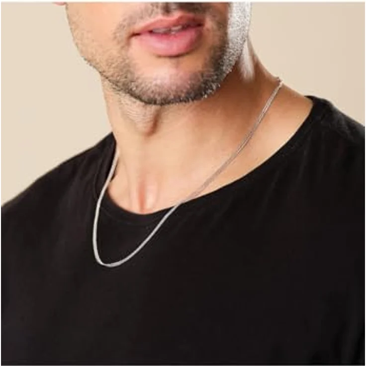 CHRIST FAVS Herren-Kette 925er Silber, 26 cm lang, stylishes Accessoire in Geschenkbox – Bild 4