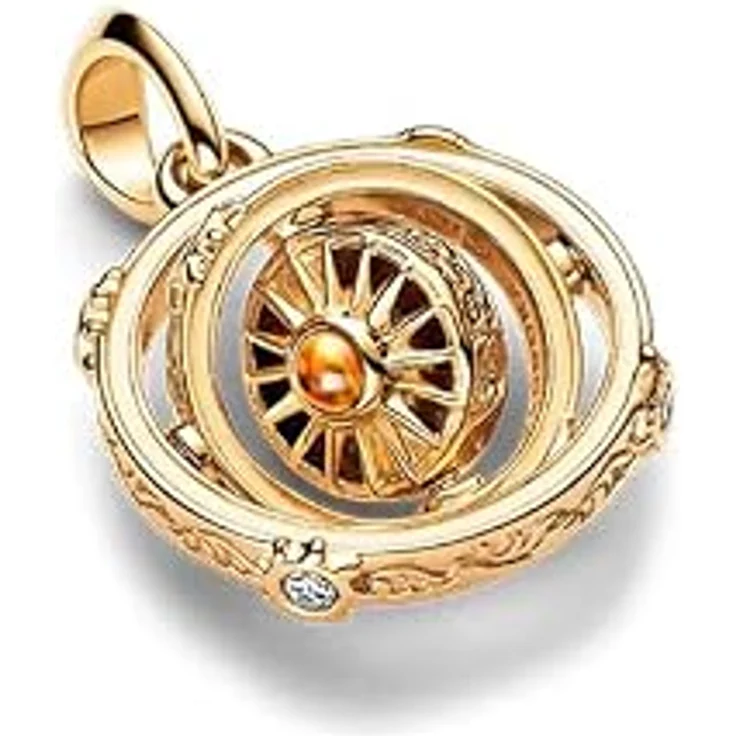 Anduonie Charms Gold Stopper Charms Anhänger Silber 925, Roter Beads Charms, kompatibel mit europäischen Armbändern für Frauen – Bild 2