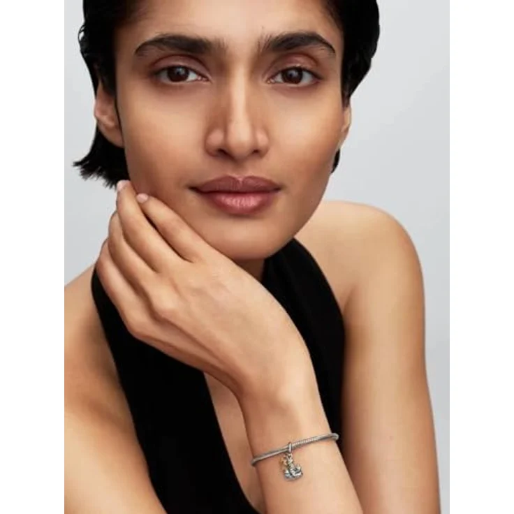 PANDORA Charm Disney Aristocats Duchess & Kätzchen, 925 Sterling Silber mit 14 Karat Vergoldung und Emaille, Schriftzug MUM, 764465C01 – Bild 5