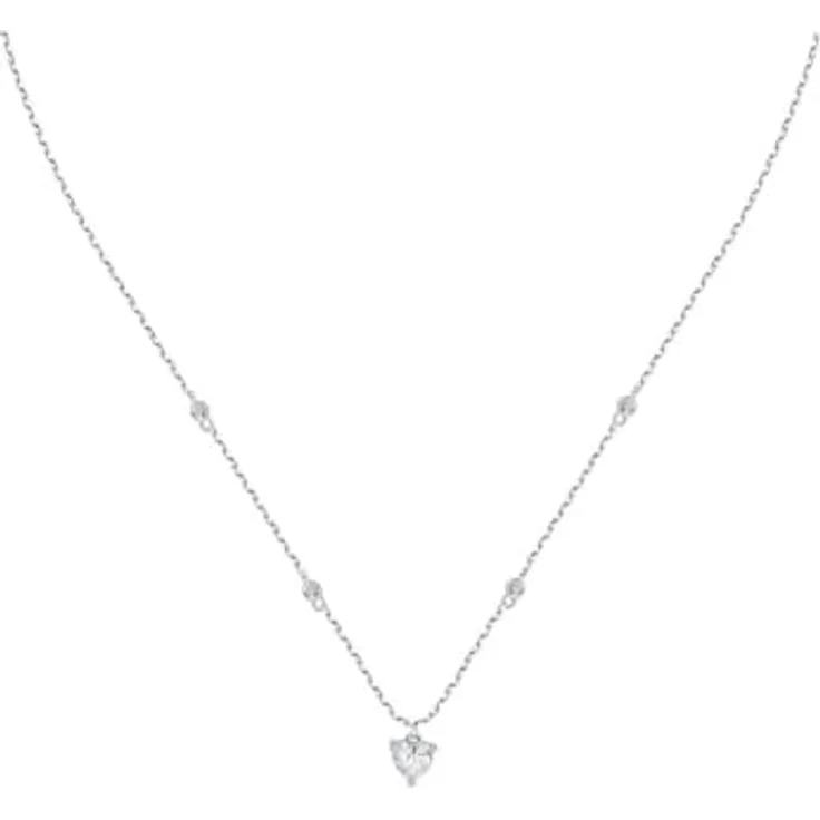 CHRIST Damen-Kette 925er Silber, recycelte Zirkonia, One Size