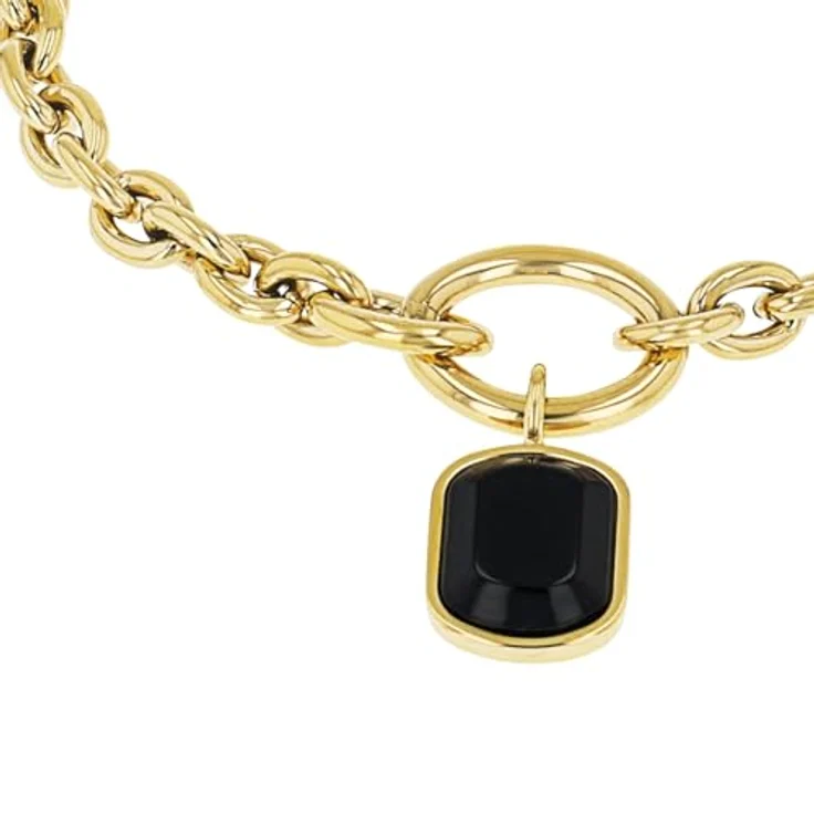 s.Oliver Armband Edelstahl Damen Armschmuck mit Aventurin, 17+3 cm, Roségold, inklusive Schmuck Geschenk Box, 2037971 – Bild 2