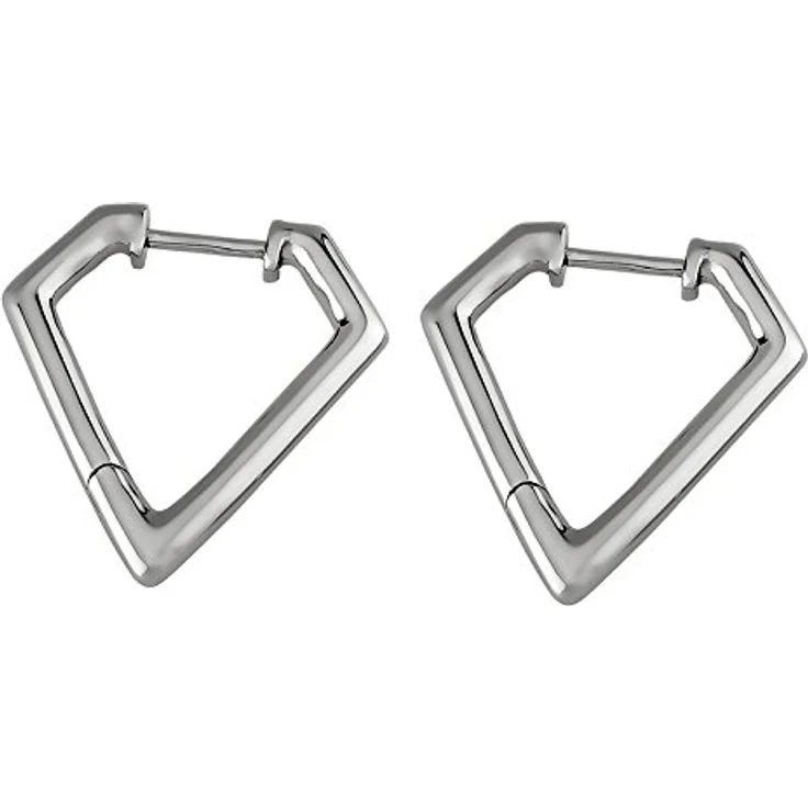 Liebeskind Ohrstecker LJ-0046-E-22, Edelstahl in Silber, 2,2 cm lang, 2 cm breit – Bild 3