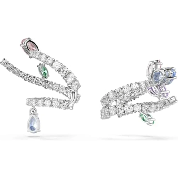 Swarovski x Ariana Grande Ohrspangen, Rhodiniert mit klaren Swarovski Zirconia und strahlenden Pastellfarben – Bild 4