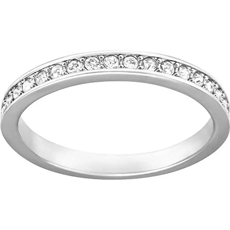 Swarovski Damenring 32004449, Metall mit Kristall, silber, elegantes Schmuckstück in Geschenkverpackung