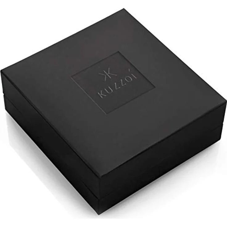 Kuzzoi Silber-Armband für Herren, handgefertigte Zopfkette aus 925 Sterling Silber, massives 10mm Panzerarmband, 38g, Sicherheitsverschluss mit KUZZOI-Logo – Bild 5
