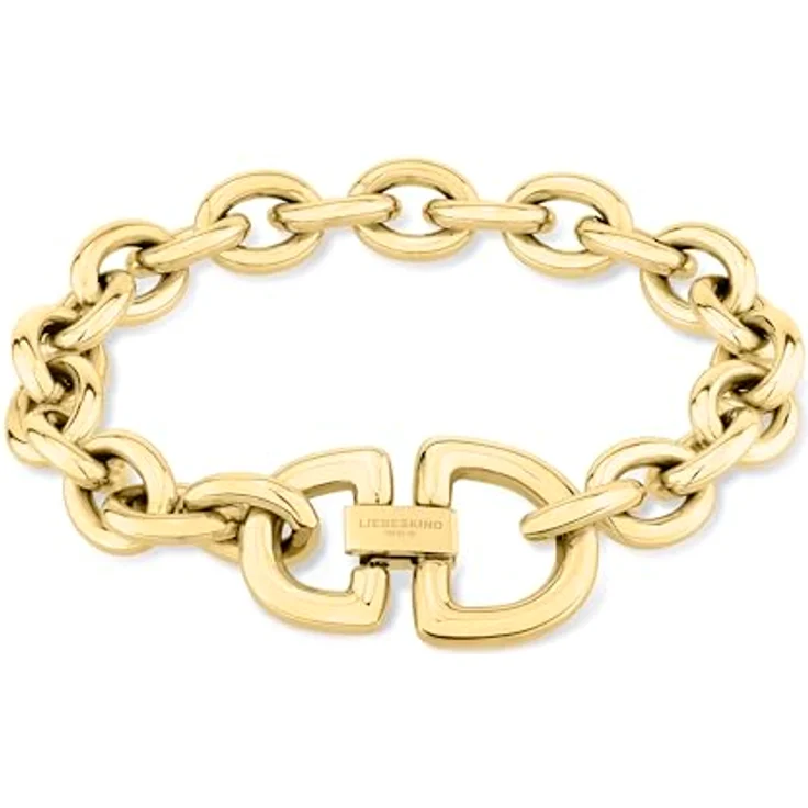 Liebeskind Berlin Armband LJ-1517-B-20, Edelstahl IP Gold poliert, 22 cm mit Juwelierschließe – Bild 1