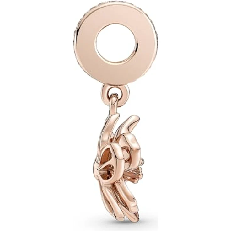 PANDORA Kirschblüten-Anhänger, rosévergoldete Metalllegierung mit Zirkoniasteinen, kompatibel mit Moments, 780667C01 – Bild 3