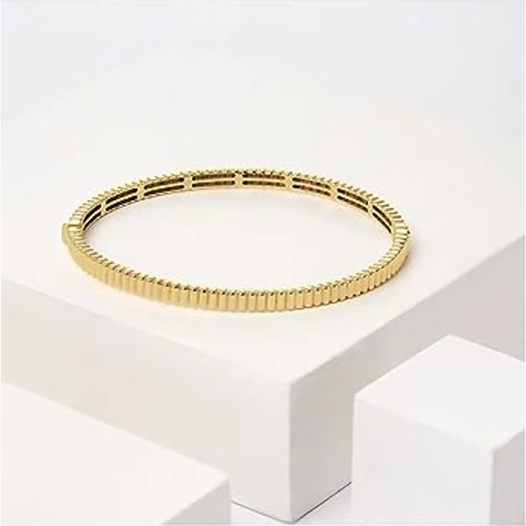 CHRIST Damen-Armreif 585er Gelbgold, zeitloses Schmuckstück in One Size – Bild 3