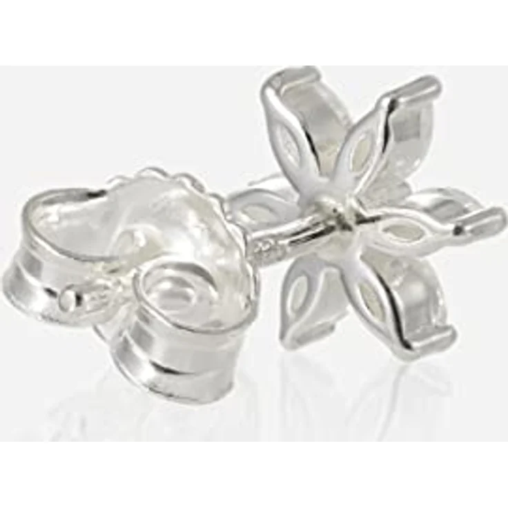 THOMAS SABO Single-Ohrstecker Blume mit Zirkonia (synth), funkelnder Ohrschmuck für den Ear Candy Look – Bild 2