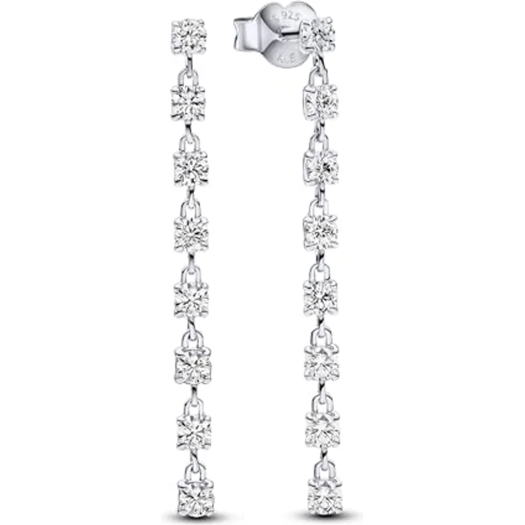 Pandora Ohrhänger Timeless 293159C01, eleganter Schmuck in Silber – Bild 1