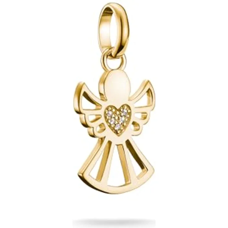 THOMAS SABO Charm-Einhänger Beschützer der Liebe - Connect, mit Zirkonia (synth), aus recyceltem Silber 925