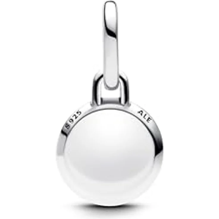PANDORA ME Gravierbarer Evil Eye Murano-Glas Mini-Charm-Anhänger aus Sterling Silber, rosafarbenes und türkises Design, kompatibel mit Moments, 793693C00 – Bild 2