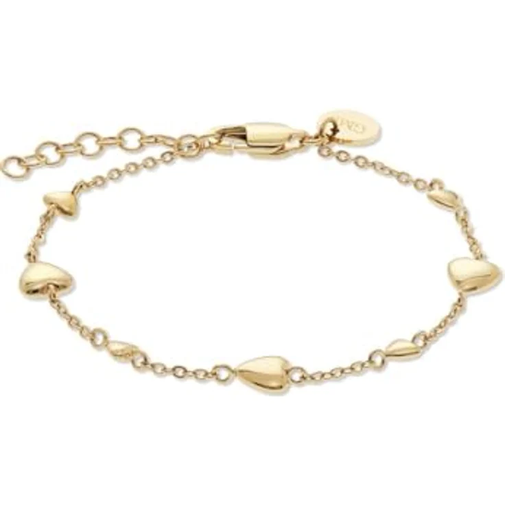 Guido Maria Kretschmer Damen-Armband Edelstahl, Gelbgold, One Size, zeitloses Design – Bild 1