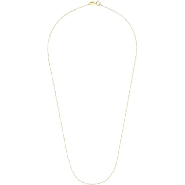 FAVS Damen-Halskette 375er Gelbgold, 42 cm, zeitloser Schmuck 89007593 – Bild 2