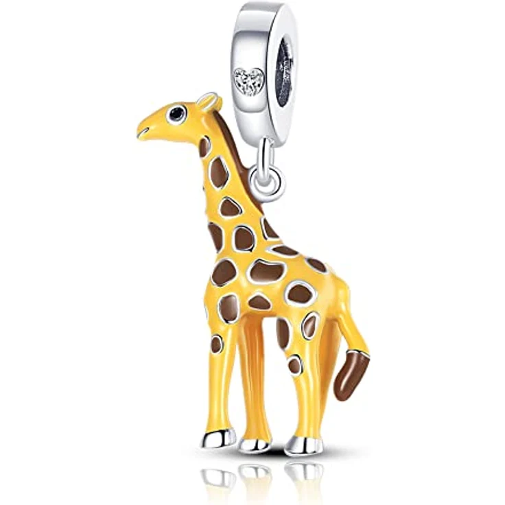 Pandach Damen Charm Anhänger, 925 Sterling Silber Beads für Armband und Halskette, kompatibel mit europäischen Charm-Armbändern, Zirkonia-Steine – Bild 1