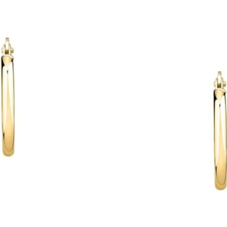 CHRIST Damen-Creolen 585er Gelbgold, zeitloser Schmuck für Damen, One Size – Bild 3