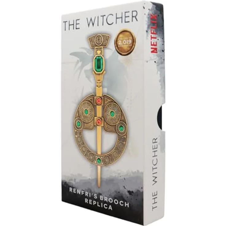 FaNaTtik The Witcher Renfri's Brosche Metall Replik, Limited Edition (2019), nummeriertes Sammlerstück, zweiteiliges Design, 160 mm x 80 mm – Bild 2