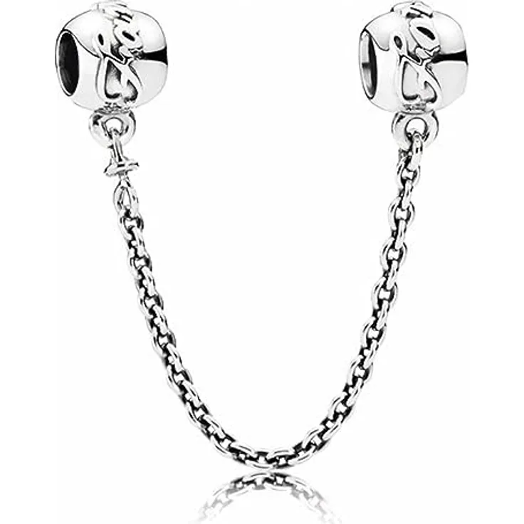 PANDORA Damen-Bead-Zwischenelement Family Forever, 925 Silber, kompatibel mit Pandora Moments Armbändern