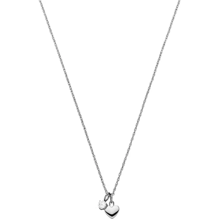 Purelei Brave Kette Damen, Silber, wasserfeste Edelstahl-Halskette mit Anhänger, verstellbar von 50-55 cm, ideal für individuellen Look
