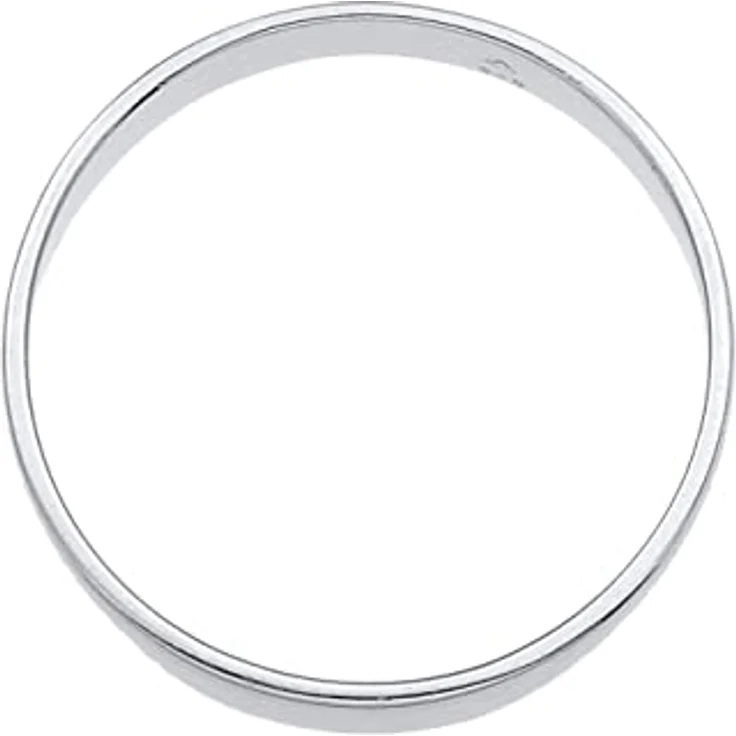Kuzzoi Herrenring Bandring aus 925 Sterling Silber, massiv handgefertigt, poliert, Ringgröße 60, 4.5 mm – Bild 3
