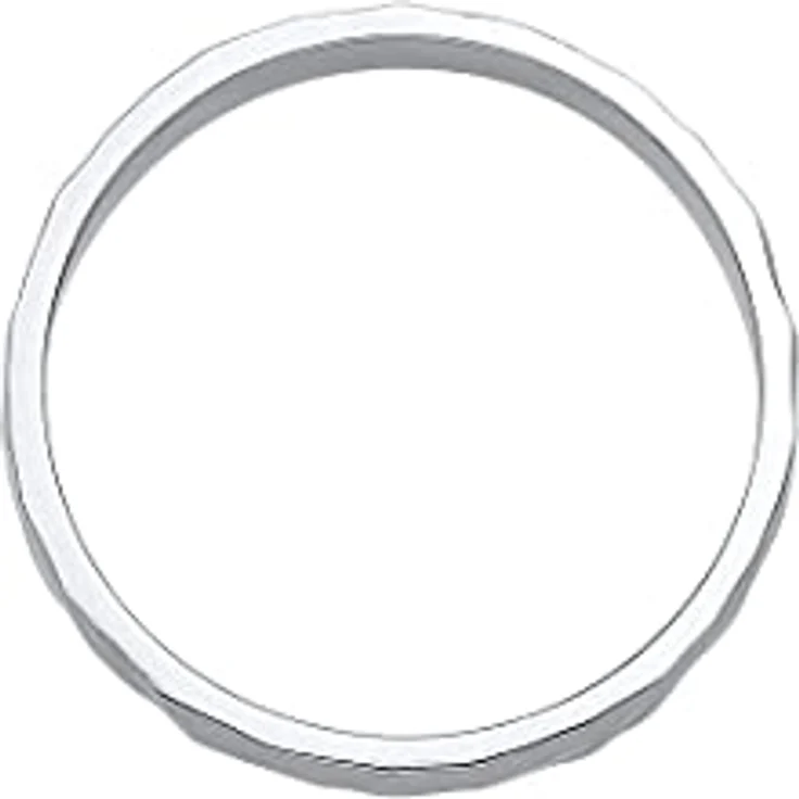 Elli Ring Damen Band Basic Fein Gehämmert, 925 Sterling Silber, handgefertigt, anlaufgeschützt – Bild 3