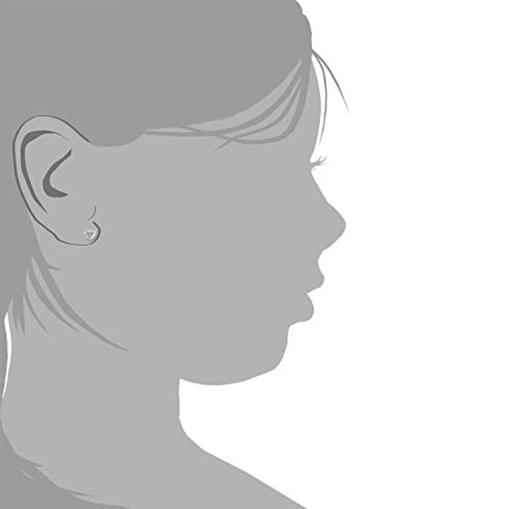 Prinzessin Lillifee Paar Ohrstecker Herzen, 925er Sterling Silber mit rosa Zirkonia (synth), Rhodiumbeschichtung – Bild 2