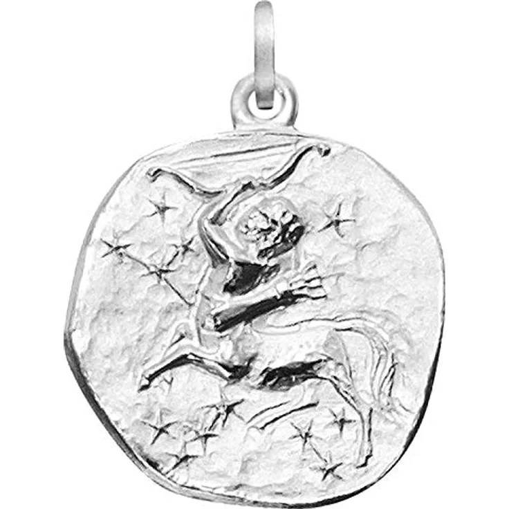 trendor Sternzeichen Anhänger Schütze aus 925 Silber, 20 mm, für Damen, Herren und Kinder, anlaufgeschützt, rhodiniert, Geschenk-Box