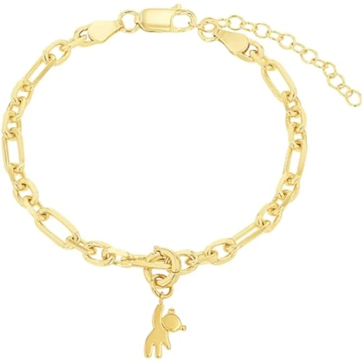 Amor Charmarmband 925 Sterling Silber, Längenverstellbar 16+4 cm, Damen Armschmuck in Schmuck Geschenk Box, 2038570 – Bild 2