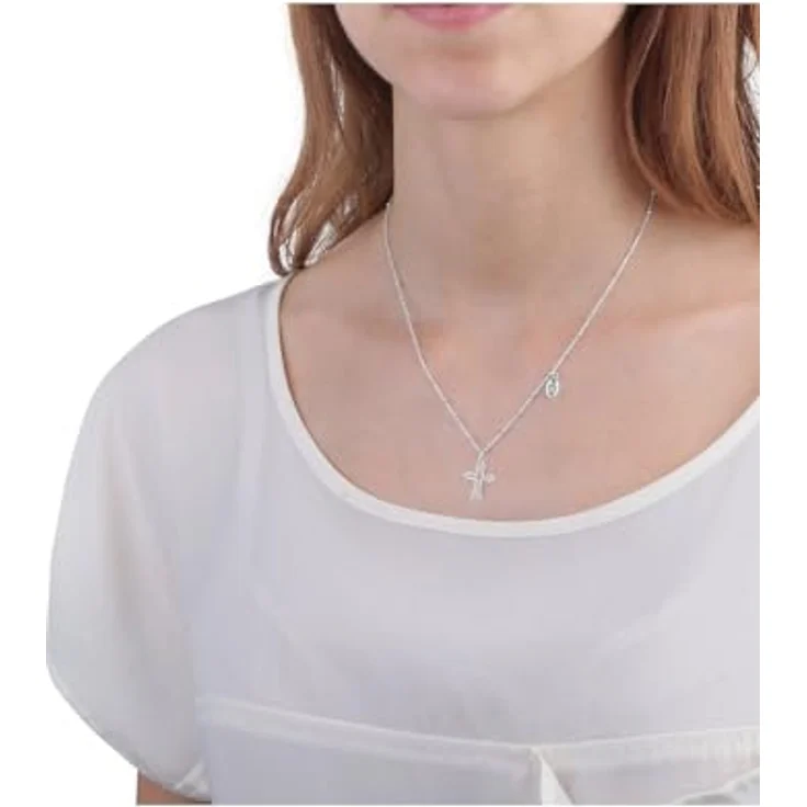 CHRIST Damen-Kette 925er recyceltes Silber, One Size, zeitloses Design – Bild 2