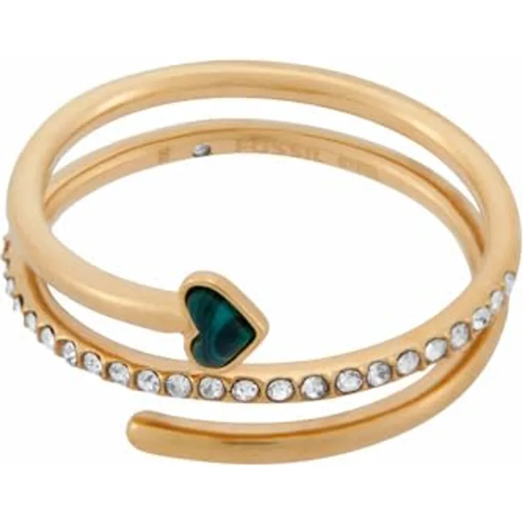 Fossil Damenring MODERN MEADOWS JF04860710, eleganter Ring aus hochwertigem Material in modernem Design