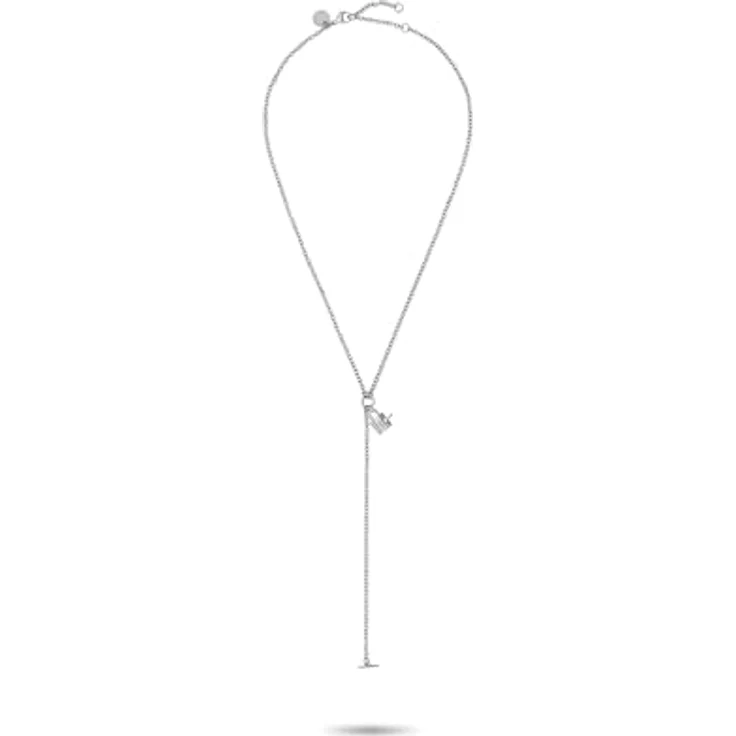 Liebeskind Berlin Halskette LJ-1632-N-55, Edelstahl in Silber, 55 cm mit Karabinerverschluss – Bild 2