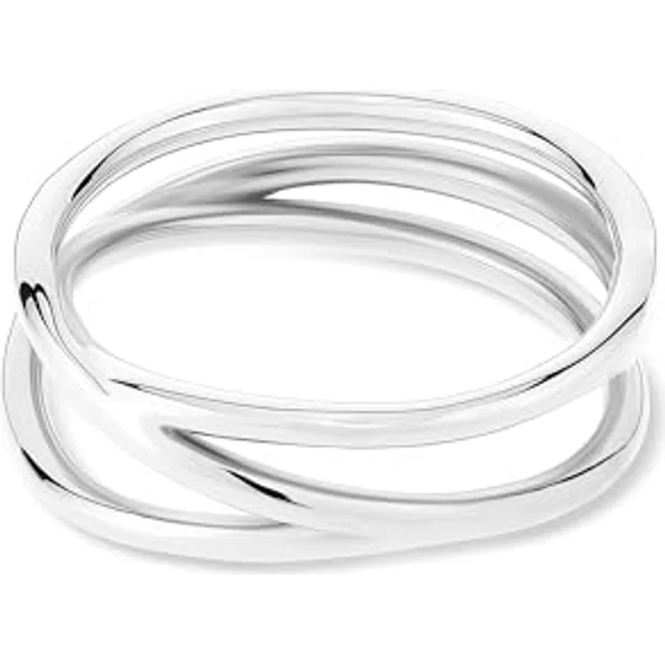 Liebeskind Berlin Ring LJ-1624-R-56, Damenring aus poliertem Edelstahl in Silber, Größe 56 – Bild 2