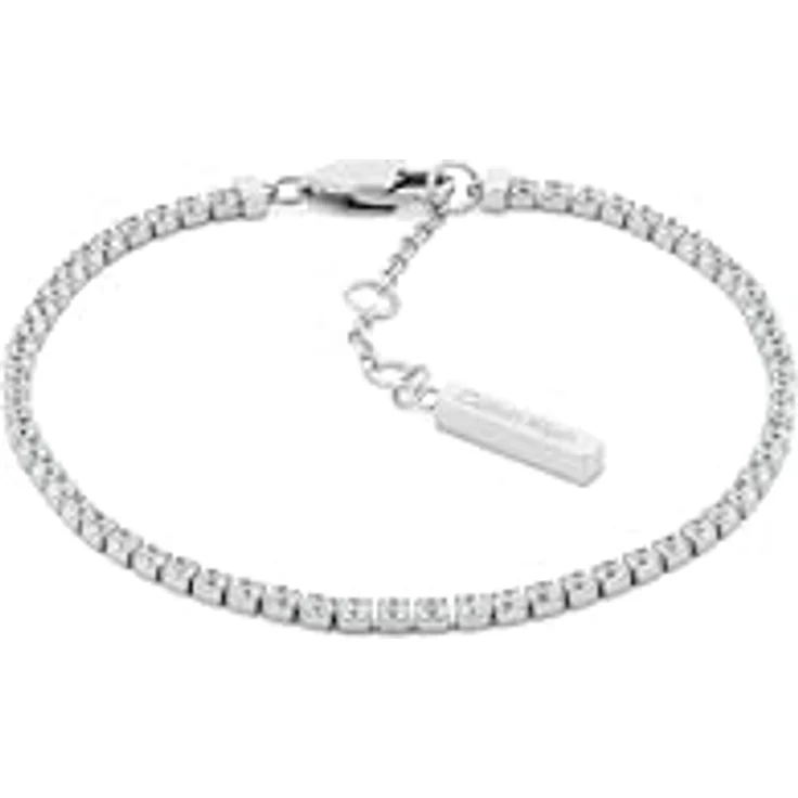 Calvin Klein CK TRIO Set aus 3 Damen-Armbändern in Edelstahl mit Kristallen, minimalistisch und elegant, Innendurchmesser 17 cm – Bild 4