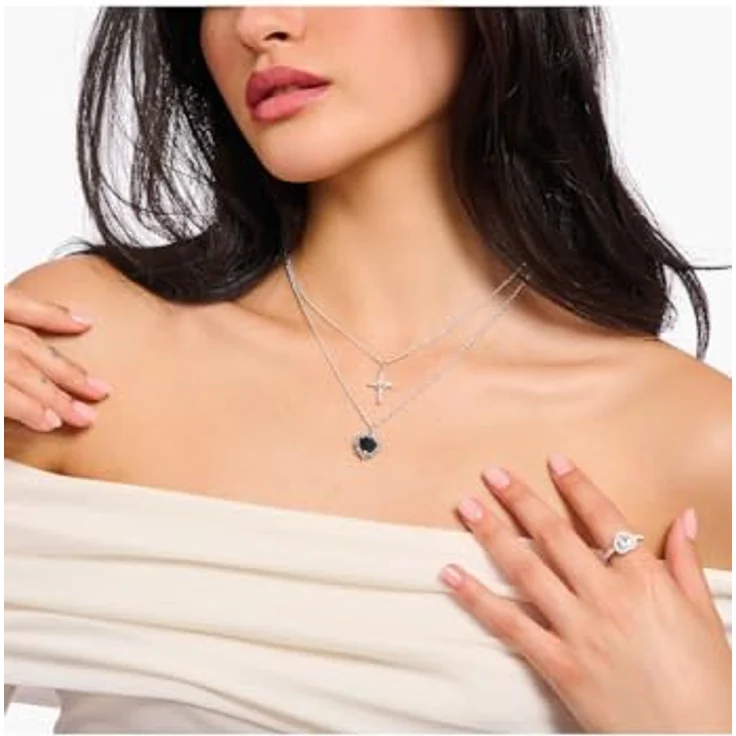Thomas Sabo True Romance KE2297-643-11-L45V, Damenhalskette aus 925 Sterling Silber – Bild 2