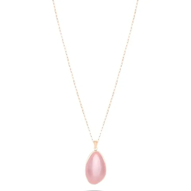 s.Oliver Necklace - Gliederkette aus poliertem Edelstahl in IP Roségold - 80 cm, wasserfest & hautfreundlich