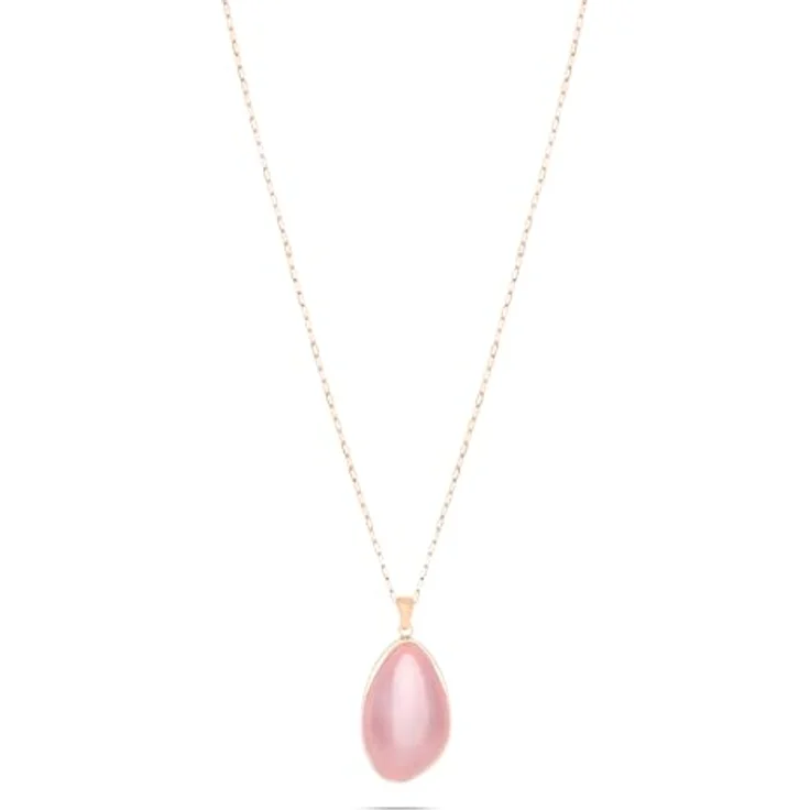 s.Oliver Necklace - Gliederkette aus poliertem Edelstahl in IP Roségold - 80 cm, wasserfest & hautfreundlich – Bild 1