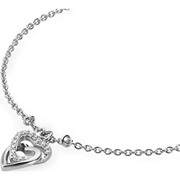 JETTE Damen-Armband 925er Silber mit 15 Zirkonia, Länge 17 cm, One Size, Geschenkbox – Bild 3