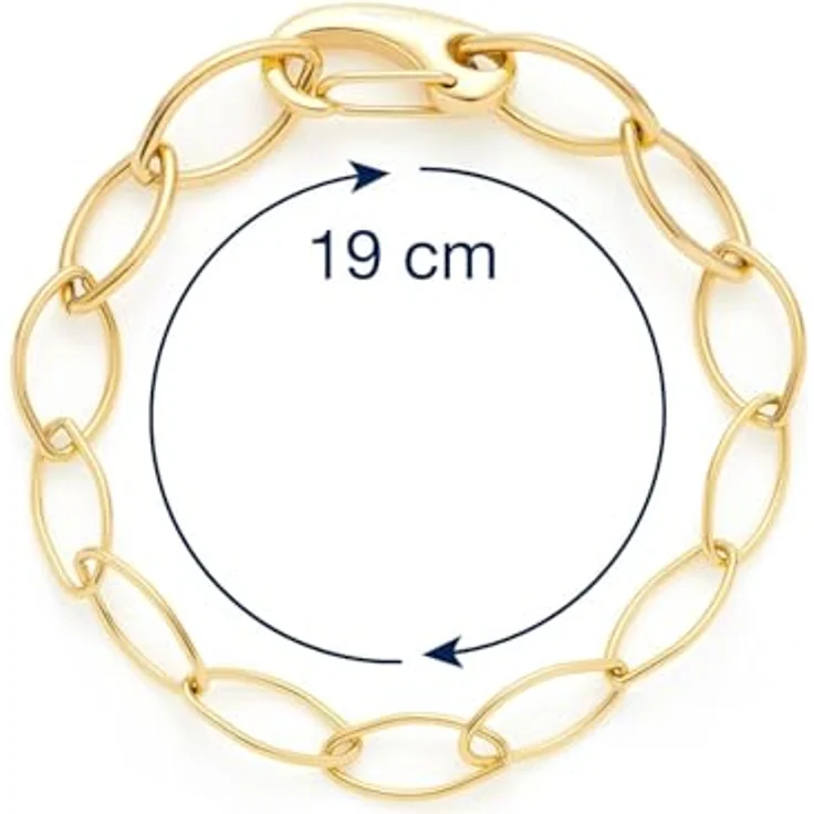 JEWELS BY LEONARDO Armband Tory, Arm-Kette aus goldfarbenem Edelstahl, 19,5 cm, Clip & Mix Kollektion, allergikerfreundlich, in Geschenkverpackung, 024921 – Bild 2