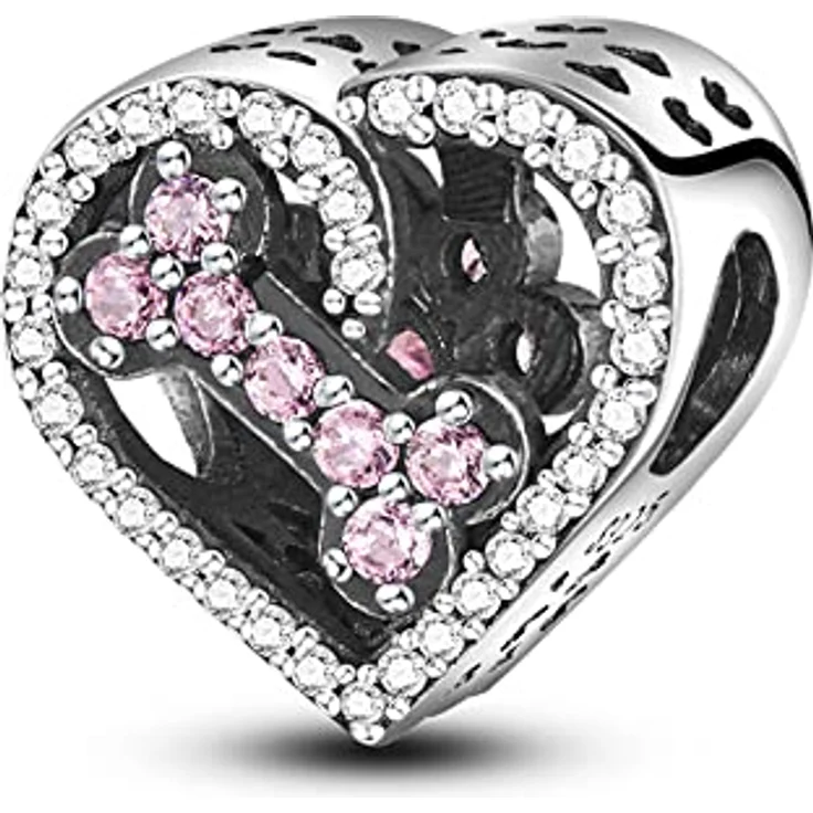 Pandach Damen Charm Anhänger, 925 Sterling Silber Charms Beads, kompatibel mit europäischen Armbändern und Halsketten, geeignet für Frauen und Mädchen – Bild 2