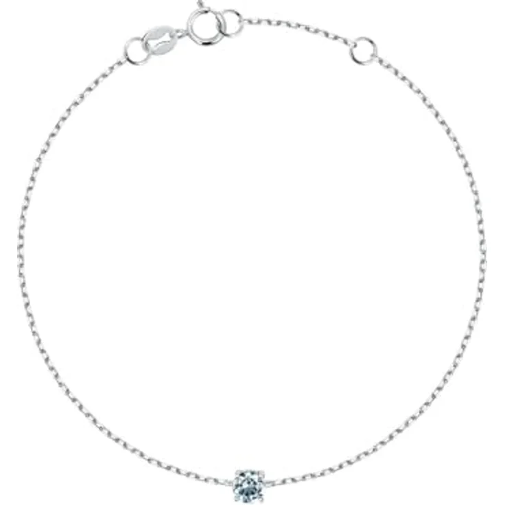 CHRIST Damen-Armband 1 Farbstein, Weißgold, One Size, zeitloses Schmuckstück – Bild 1