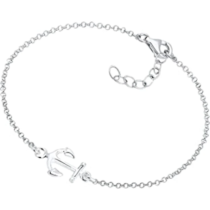 Elli Armband Damen Anker Maritim, 925 Sterling Silber, handgefertigt, anlaufgeschützt – Bild 2