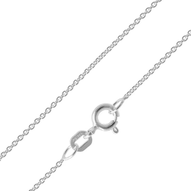 trendor Feine Ankerkette 925 Silber, 1,1 mm, zeitloser Halsschmuck für Damen, Herren und Kinder, 36 cm ohne Anhänger – Bild 1