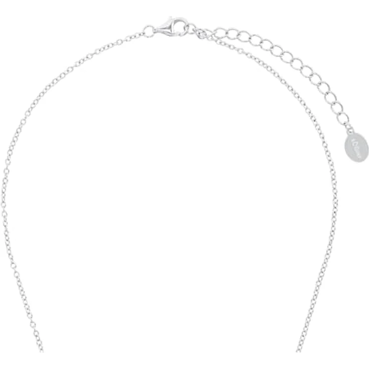 s.Oliver Damen-Halskette mit Infinity Anhänger, Zirkonia in 925 Sterling Silber, rhodiniert, 40-45 cm verstellbar – Bild 3