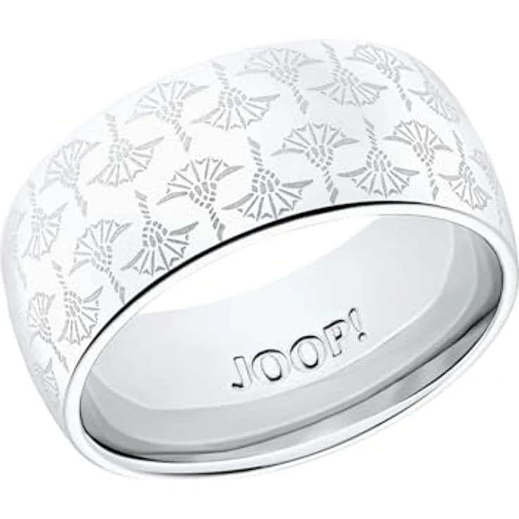 JOOP! Fingerring Kornblume, breit - rhodiniertes 925 Sterling Silber mit Zirkonia – Bild 1