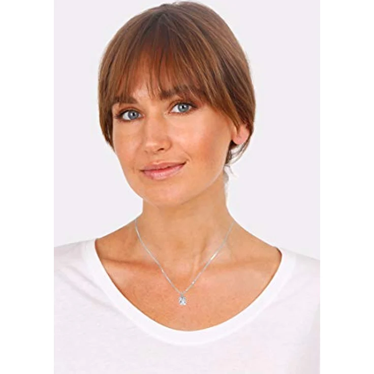 Elli Halskette Damen Engel mit Kristall, 925 Sterling Silber, anlaufgeschützt, hochglanzpoliert – Bild 5
