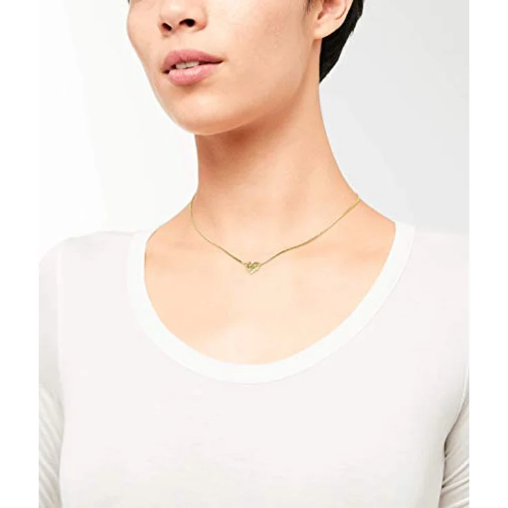 LIEBESKIND BERLIN Damen-Collier aus goldplattiertem Edelstahl, 40 cm Venezianerkette mit Karabinerverschluss – Bild 3