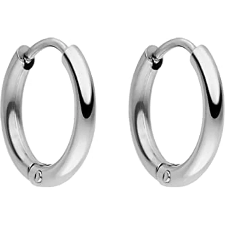 PURELEI® Spirit Ohrringe, Silber – Wasserfeste Damenohrringe aus langlebigem Edelstahl mit 1,3 cm Durchmesser – Eleganter Modeschmuck für individuellen Stil – Bild 1