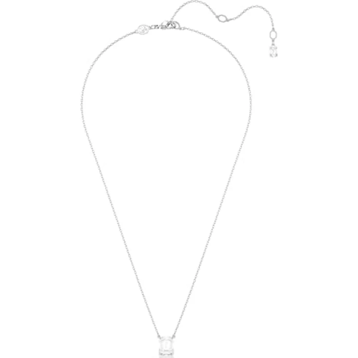 Swarovski Stilla-Anhänger 5693405, rhodiniert mit Zirkonia, 40-47 cm längenverstellbare Kette – Bild 2