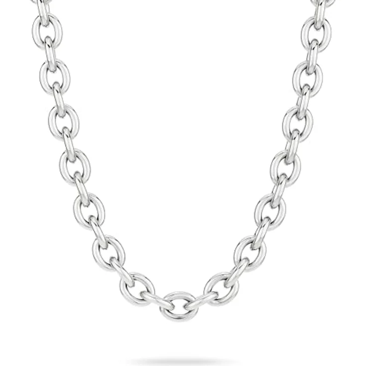 Liebeskind Berlin Halskette LJ-1511-N-45, Edelstahl Gliederkette 45 cm, Silber mit Juwelierschließe – Bild 3
